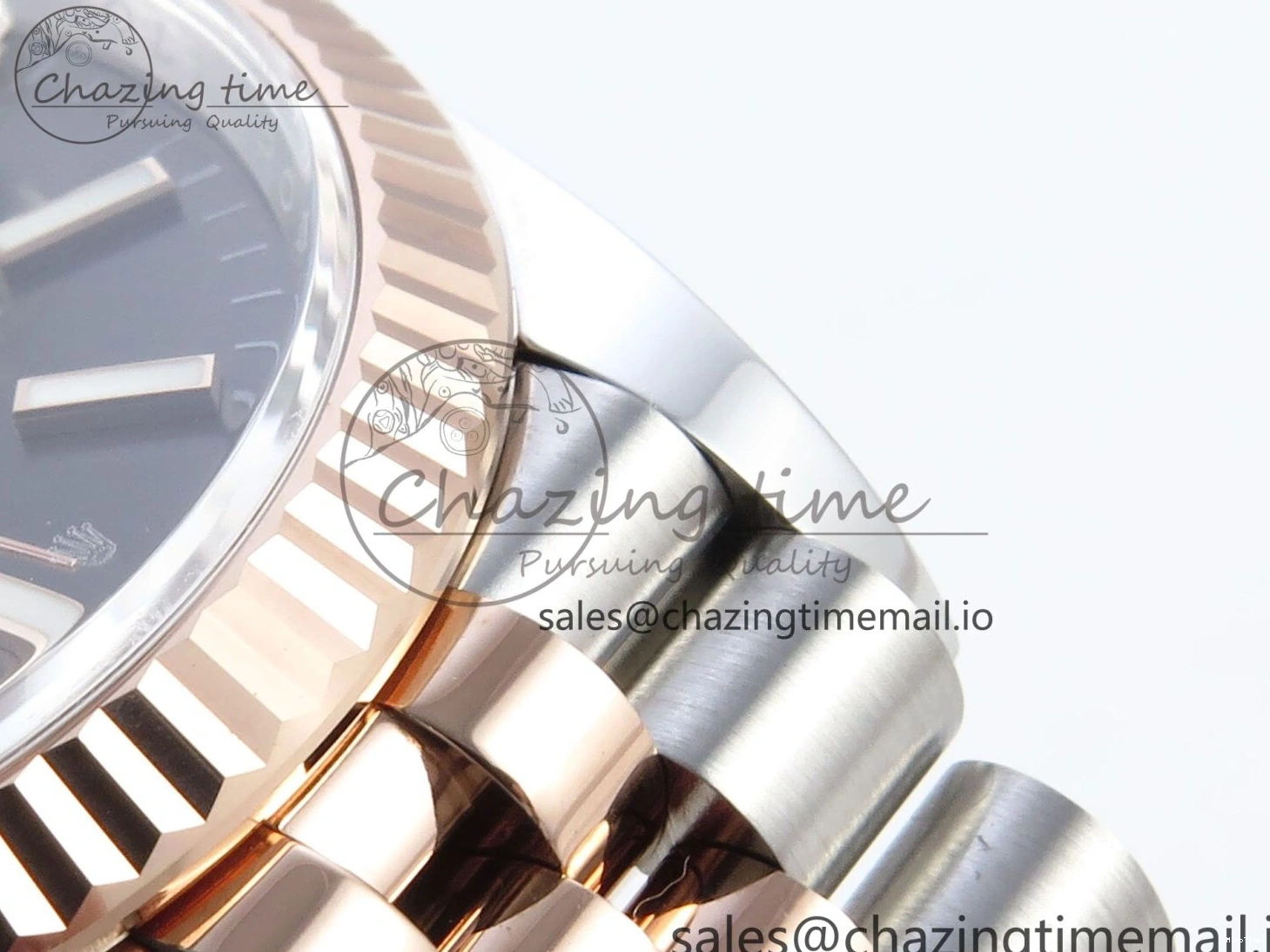 MiroTime 0225 DateJust 36 126231 EWEF Best Edition Gray Dial Stick Marker on SS RG Jubilee Bracelet A Seasonal 593